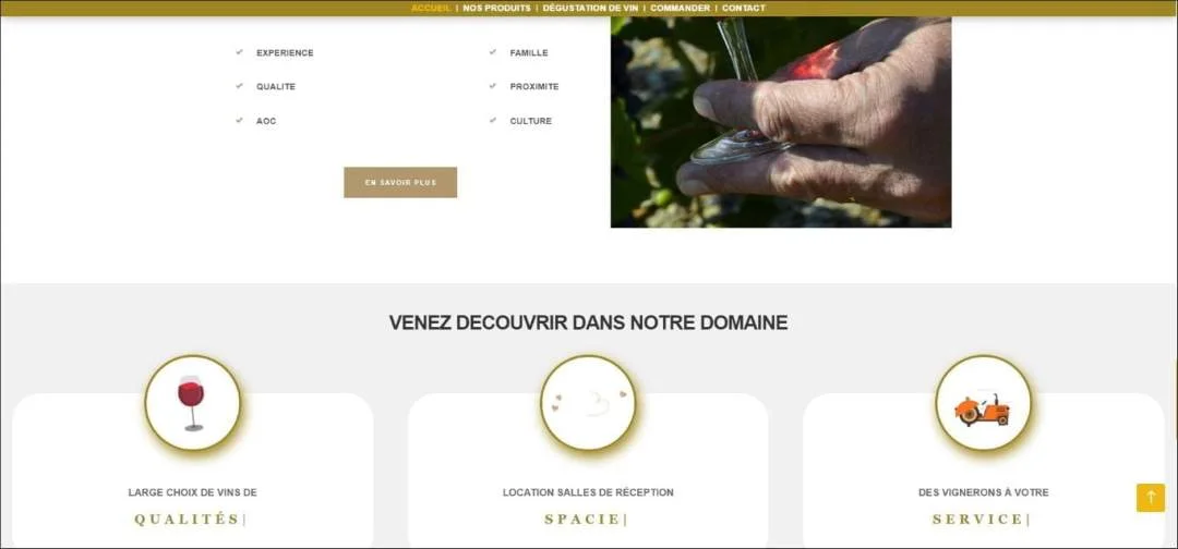 creation site internet domaine sant jordi banyuls sur mer sept