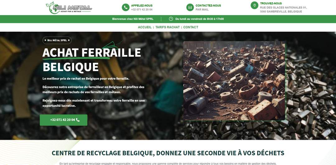 capture site achat ferraille belgique